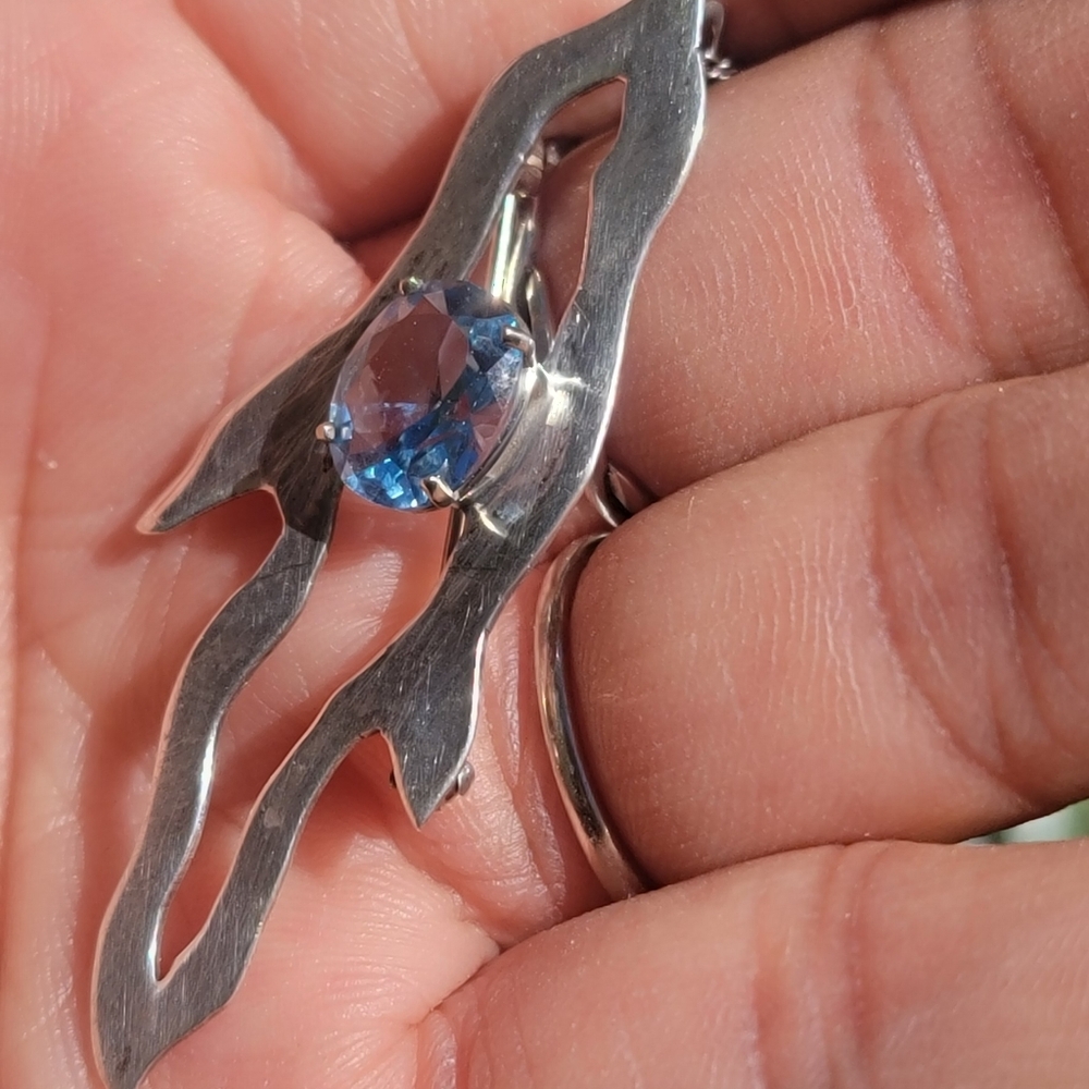 *Rare* Designer Signed Solid 925 Sterling Silver … - image 8